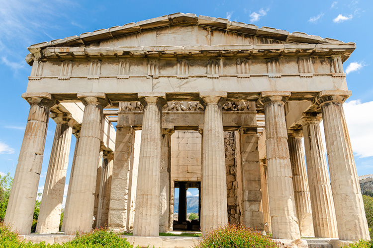 The Temple of Hephaestus in the Ancient Agora of Athens