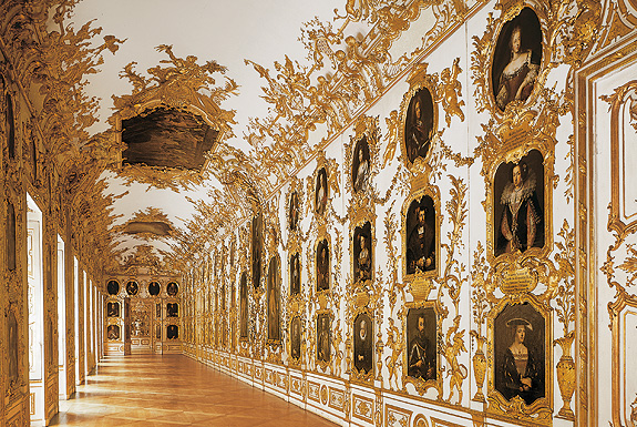 Opulent interior of the Munich Residenz palace