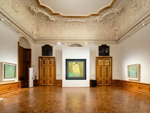 The Belvedere Palace housing Klimt's 'The Kiss'