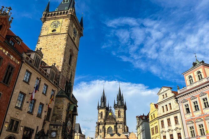 A narrow secret passage in Prague's Old Town