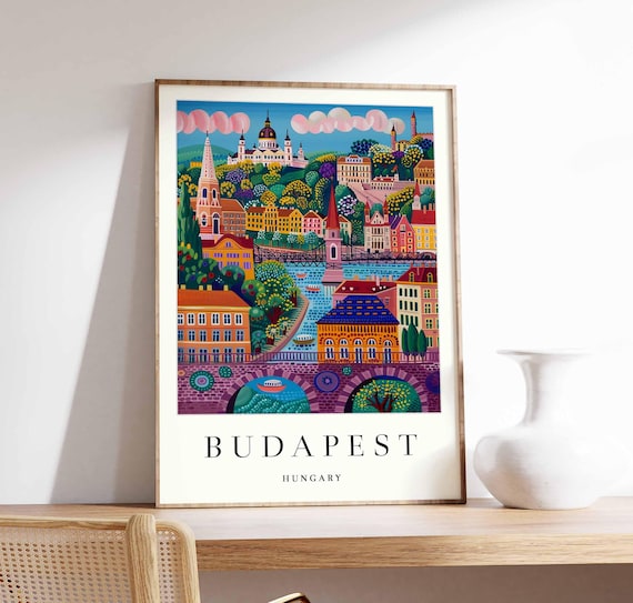 Panoramic view of Budapest skyline along the Danube River.