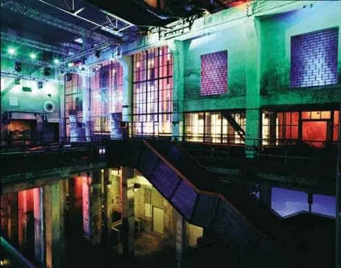 Interior of Berghain nightclub in Berlin