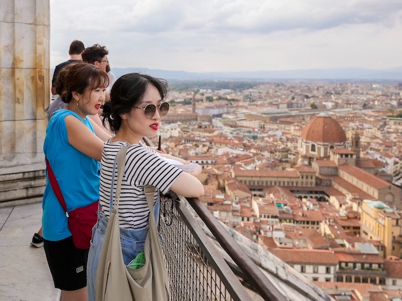 Panoramic view of Florence from Brunelleschi's Dome