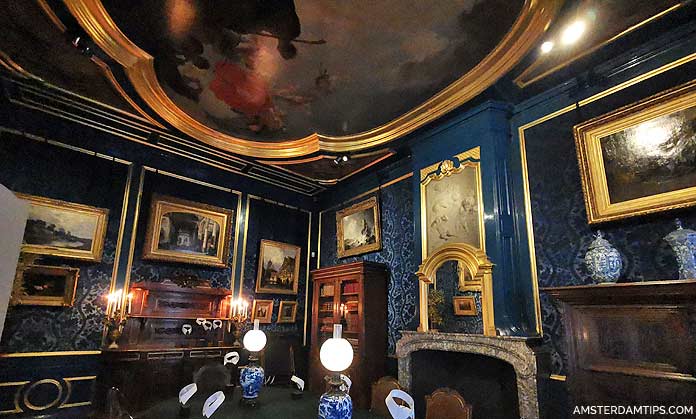 Interior view of the Museum Willet-Holthuysen in Amsterdam